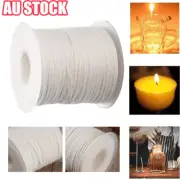 60M/Roll Spool of Cotton Square Braid Candle Wicks Wick Core Candle Making A ZQ