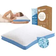 Side and Back Sleeper Pillow for Neck and Shoulder Pain Relief - Shredded Mem...