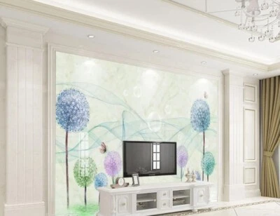 3D Dandelion Bubble G14734 Wallpaper Wall Murals Removable Self-adhesive Honey