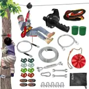 Zipline Kits for Backyard, 180FT Zip Line Kit for Kids and Adults Up to 350Lb...