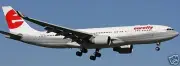 A-330 Eurofly Airbus A330 Airplane Desktop Kiln Wood Model Large Free Shipping