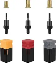 GIANTISAN Rivet Nut Mandrels Set, Including 6-32 8-32 10-32 and 30 Rivnuts, Rivnut Tool Replacement Tips, Expanded Mandrels Kit for Nutsert Tool
