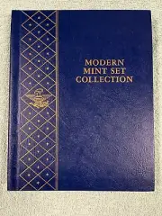 Vintage Whitman Bookshelf Coin Album 9449 Modern Mint Set Collection