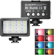 Fill Light Diving Light 2700K-9000K Video Light Underwater 40M Built-in Battery for Underwater Photography Siyah RGB