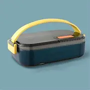 Bento，Lunch Box Portable Japanese Lunch Box Microwave Layered Stainless Steel Bento Box Lunch Box Kitchen Utensils (A (A (Color : B, Size : As The Picture Shows)
