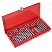 40pcs Allen Hex Key and Star Bit Socket Set Long Deep Sockets