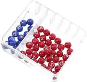 FELTECHELECTR Game Balls Set 100 Small Plastic Balls Number Picker for Parties Raffle Entertainment Activities