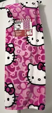 Hello Kitty Pink Plush Throw Blanket 50 X 70 Big, Very Rare, Special Edition