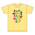 SUMMER SONIC 2023 官方週邊T-SHIRT 淺黃色藝術字 男版S號