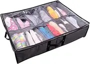 Bed Bottom Shoe Storage Box Large Capacity Shoe Storage Basket Shoe Box Family