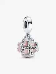 *BRAND NEW* Pandora Four-Leaf Clover Friendship Double Dangle Charm 792245C01
