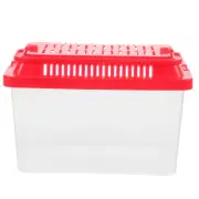 Turtle Aquarium Plastic Fish Tank Pet Transport Box Little Travel Child