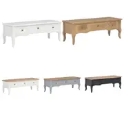 TV Cabinet Living Room Entertainment Centre TV Stand Solid Pinewood MDF vidaXL