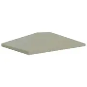 Gazebo Top Cover 310 g/m² 4x3 m Brown