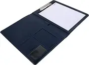 UTHCLO A4 Portfolio Folder Pu Leather Case Document Organizer Business Cards Holder
