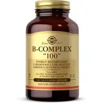 【熱賣】美國進口SOLGAR 復合維生素B族 B群 B-COMPLEX 100 素食 100MG 100粒