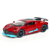 Catzon 1:32 DIVO Alloy Car Model with Pull-Back Functionality and Sound Light Effects-Red