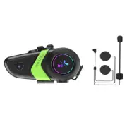 Bluetooth Wireless BT Helmet Intercom Headset TYPE-C Charging Fit For Motorcycle