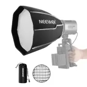 NEEWER 12''Octagonal Softbox&NEEWER Mount,Quick Folding Quick Mini Softbox