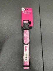 Sassy Woof Barbie Adjustable Dog Collar. Size MED