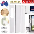 2/3x For Portable Air Conditioner Window Slide Kit Plate White + Screws Set