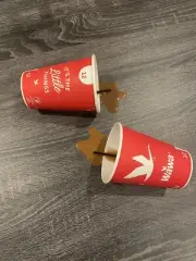 Fake Spilled 12oz Coffee Cup Spill Wawa Prop *Free Shipping* Fake Spill Display