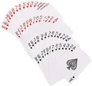 HOOTNEE Blank Poker Cards DIY Poker Set Sublimation Paper Design Ideal for Entertainment