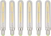 2Pcs E14 LED Bulb, Warm White 2300K Dimmable Bulb, 4W E14 Base Tubular Light Bulb, Energy Saving Decorative Bulb, Best Replacement for Halogen and Incandescent Bulb