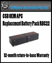 CSB OEM APC Replacement Battery Pack RBC22 SU700RMI2U