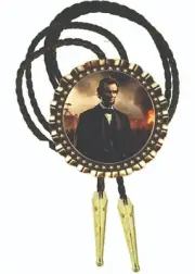 Abraham Lincoln Gettysburg Civil War Bolo Tie Men's Neckties Men's Clothing