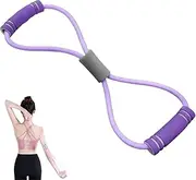 Saludea Resistance Band, Figure 8 Resistance Band with Handles, Stretch Fitness Strap, for Home & Gym Exercise