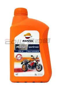 在飛比找Yahoo!奇摩拍賣優惠-【易油網】【缺貨】REPSOL 10W40 MOTO Sin