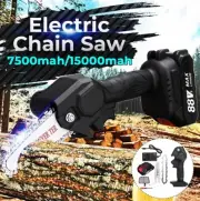88V Mini Electric Saw Chain Garden Tree Trimmer Wood Trimmer with Lithium Batter