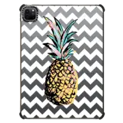 iPad Pro 11-inch (3rd/4th gen) iPad Impact Case Pastel Party Pineapple White Chevron Transparent