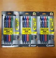 3 Packs of 4: Pilot G2 Retractable Gel ROLLER Pens Assorted Ink 0.7mm (5C-3059)