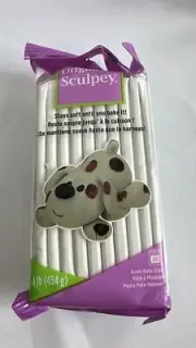 MODELING Kit Original Sculpey CLAY BAKE Oven Polymer White 454g Non Toxic S77