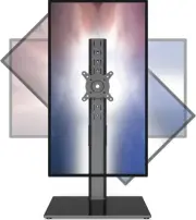 Single Monitor Stand Freestanding 27-43 Inch Monitor Arm Curved Screen Monitor M