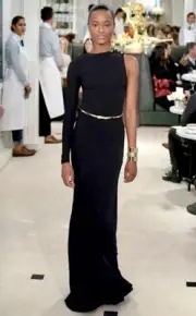 $2990 Ralph Lauren Collection Purple Label Runway 2019 Maxi Dress Size 6