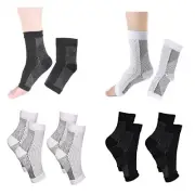 Socks Comfortable Ankle Heel Function Compression Heel Socks (4 PC)
