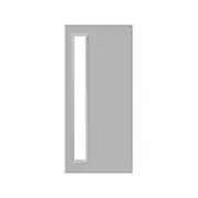 Parkwood 2040 x 820 x 41mm Entrance Door Aluminum Strara Clear Glass CFLVP10C