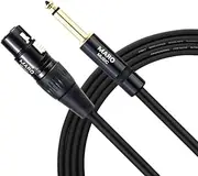 Maro XLR Female to 1/4 Inch (6.35mm) TRS Cable, XLR to Quarter inch Female Interconnect Balanced Microphone Cable Compatible or Speakers, Mixers, AMP, Guitar, 30FT