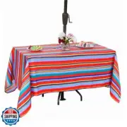 Eternal Beauty 60X 84” Rectangle Tablecloth Waterproof Outdoor Tablecloth wit