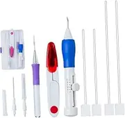 GAXIRE DIY Embroidery Pen Punch Needle Kit Craft Tool for Sewing Knitting Embroidery Threads for Textile Art Creative Projects