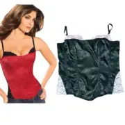 Frederick's of Hollywood Corset with Built in Bra Size 36 and Panties