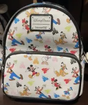 Disney Parks Mickey Mouse and Friends Loungefly Mini Backpack NWT
