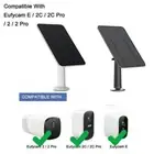 10W 20W Solar Panel For Eufy Eufycam Cam E/2C/E/2 Micro Type-C Wall Mount Power
