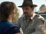 Stranger Things CHIEF HOPPER HAWKINS Hi Quality SHIRT Halloween Costume Cosplay