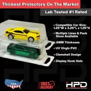 100 PROTECTOR CLAMSHELL CASE COVER FOR LOOSE SMALL CARS MATCHBOX HOT WHEELS .6MM