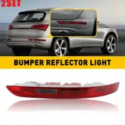 2Set For 2009-2016 Audi Q5 US Red Rear Right Fog Lights Bumper Lamps Halogen Bul (for: Audi)