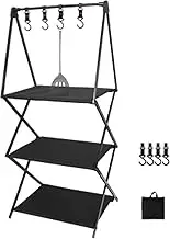Camping Storage Rack, Aluminum Alloy Storage Rack, Portable Camping Rack, Multi-layer Camping Shelf, Foldable Shelf Storage Racks, collapsiblee Camping Shelf Folding Shelf For Storage And Camping,